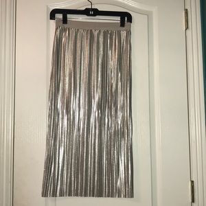 BAR III METALLIC SKIRT